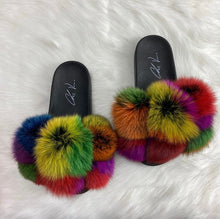 Load image into Gallery viewer, ChrissVonne Luxury Multi slippers