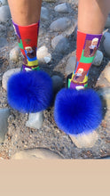 Load image into Gallery viewer, Fur Slides- Blue
